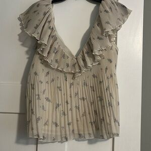 GANNI floral blouse